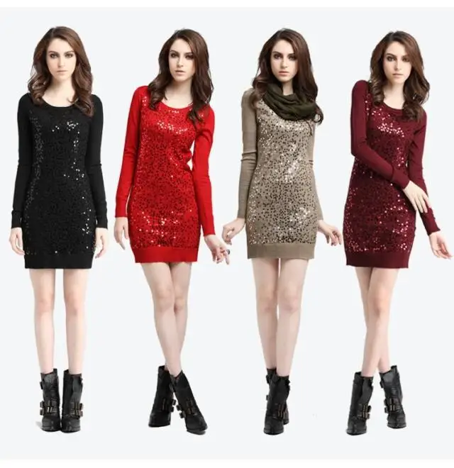 Autumn/winter 2013 new women's clothing collar long wool sweater dresses sequins render unlined upper garment
Autumn/winter 2013 new women's clothing collar long wool sweater dresses sequins render unlined upper garment