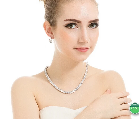 SLBRIDAL Top Quality Sparkling Wedding Cubic Zirconia Necklace Set Bridal CZ Jewelry set Bridesmaids Women Jewelry Accessories
SLBRIDAL Top Quality Sparkling Wedding Cubic Zirconia Necklace Set Bridal CZ Jewelry set Bridesmaids Women Jewelry Accessories