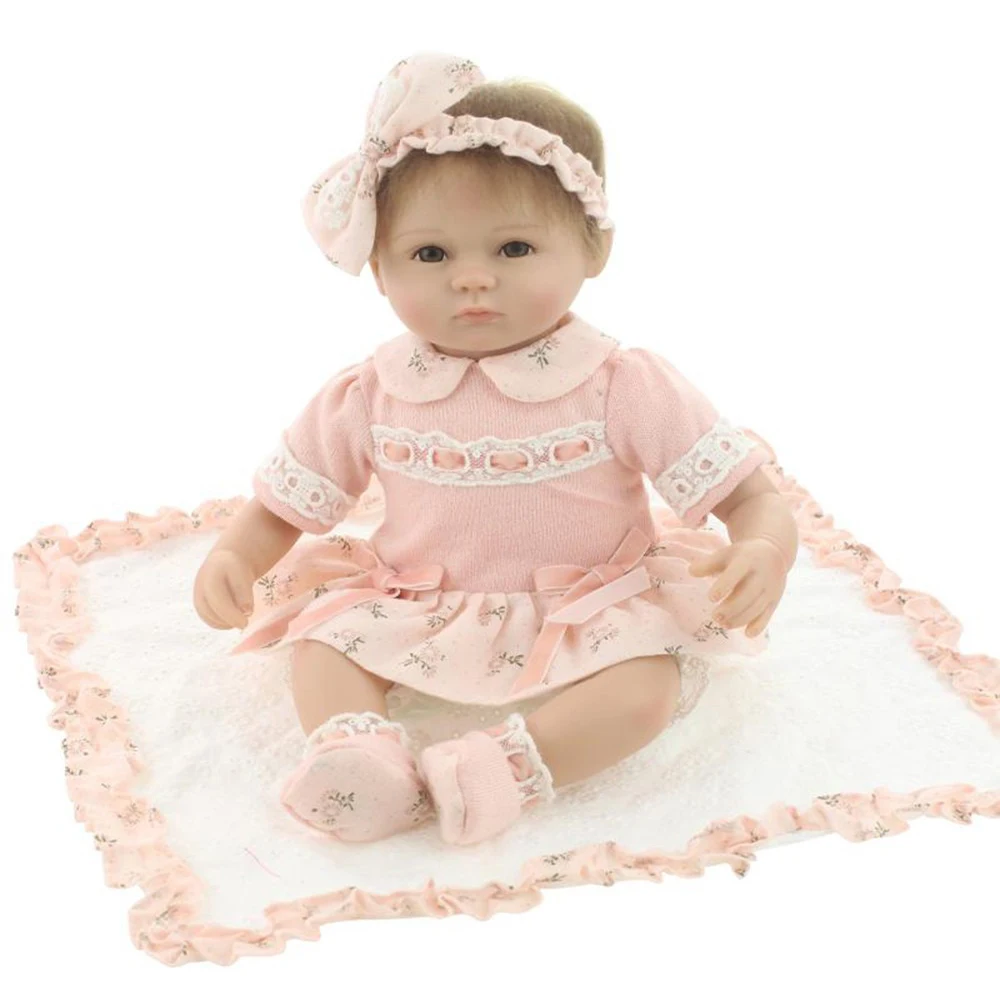 18inches Lifelike Reborn Doll Baby Soft Silicone Vinyl Real Touch Doll Lovely Newborn Baby Gift for Little Girl
18inches Lifelike Reborn Doll Baby Soft Silicone Vinyl Real Touch Doll Lovely Newborn Baby Gift for Little Girl