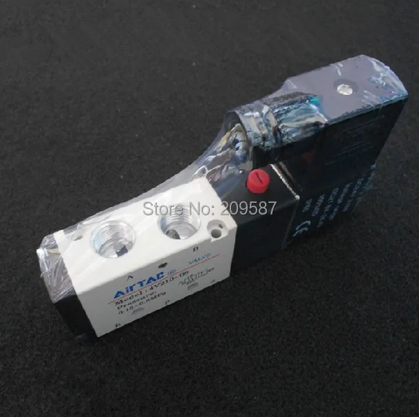 1x 4V210-08 5 портов, 2-позиционный Стандартный пневматический клапан 1/4 дюйма BSPT AC110V
1x 4V210-08 5 портов, 2-позиционный Стандартный пневматический клапан 1/4 дюйма BSPT AC110V