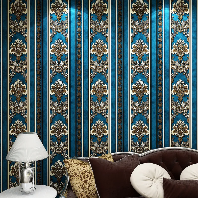 10M Damask 3D Wallpapers Rolls Striped Florwers Modern Home Decor Bedroom Wall Coverings for Living Room Luxury Wall Papers
10M Damask 3D Wallpapers Rolls Striped Florwers Modern Home Decor Bedroom Wall Coverings for Living Room Luxury Wall Papers
