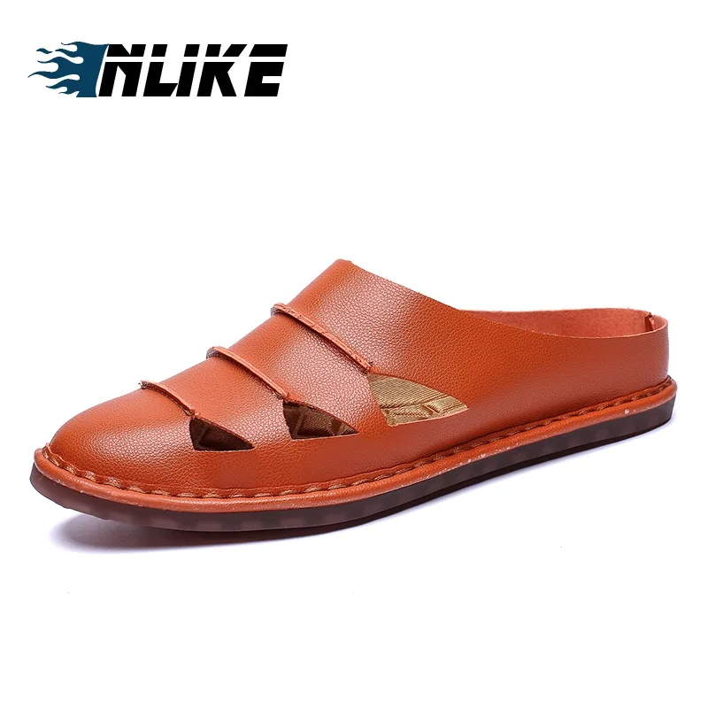 Men Leather Sandals 2019 Big Size Summer Handmade Men Shoes Man Breathable Casual Shoes
Men Leather Sandals 2019 Big Size Summer Handmade Men Shoes Man Breathable Casual Shoes