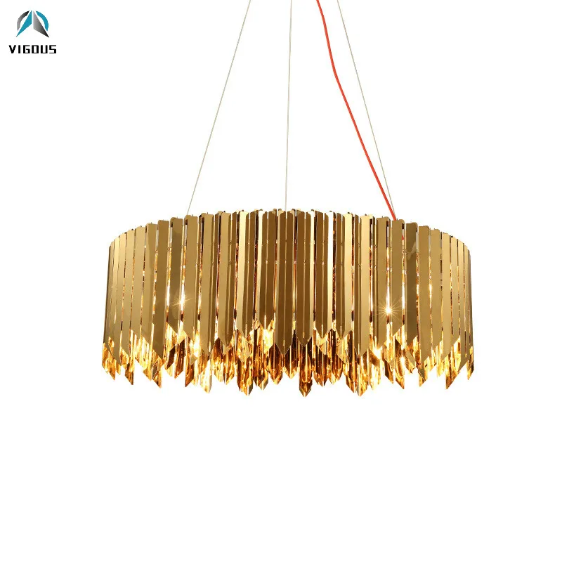 Post Modern Shiny Plate Gold/ Chrome Steel Led Pendant Light Round Lustre E27 Led Hanging Lamp Indoor Lighting Fixtures Lamparas
Post Modern Shiny Plate Gold/ Chrome Steel Led Pendant Light Round Lustre E27 Led Hanging Lamp Indoor Lighting Fixtures Lamparas