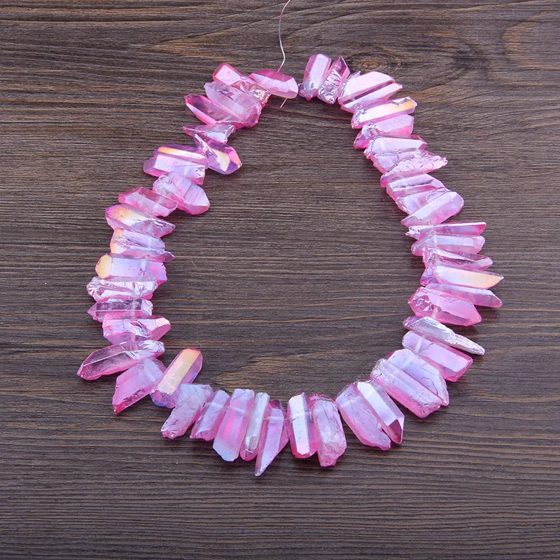 Fashion Purple Titanium Crystal Quartz Top Drilled Point Beads Raw Crystal Stick Graduated Pendant Beads For Jewelry Making
Fashion Purple Titanium Crystal Quartz Top Drilled Point Beads Raw Crystal Stick Graduated Pendant Beads For Jewelry Making