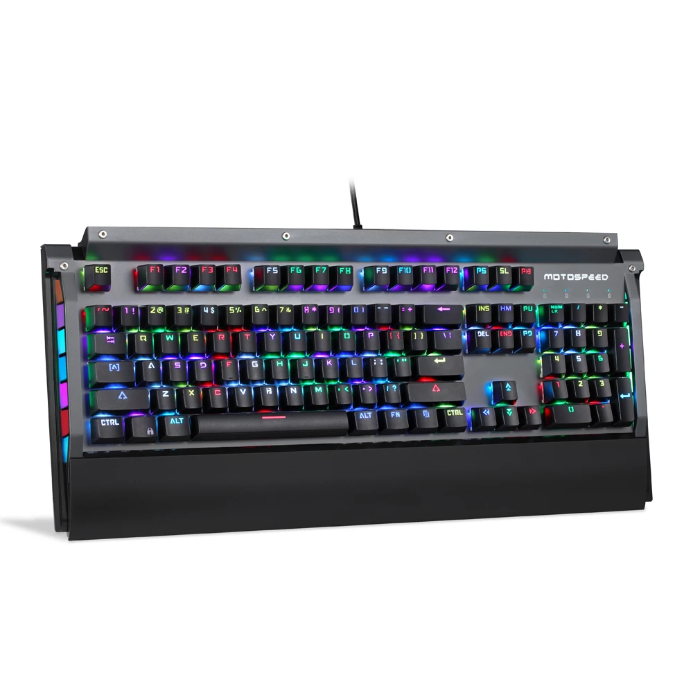 Motospeed CK98 RGB механическая клавиатура для игр Kailh коробка переключатель клавиатуры