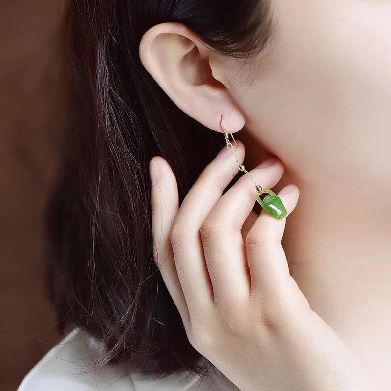 Wholesale Natural Stone Earrings Carved Bucket Earrings Lucky For Women Girl Gift Stone Earrings Fashion Jewelry
Wholesale Natural Stone Earrings Carved Bucket Earrings Lucky For Women Girl Gift Stone Earrings Fashion Jewelry
