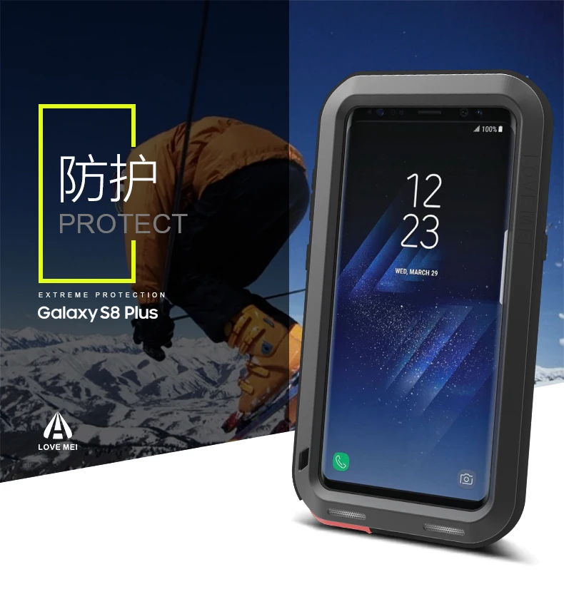Ударопрочный металлический алюминиевый чехол для samsung s8 g9500 Love Mei, чехол для galaxy s8 Plus galaxy s8 + с тройной защитой для телефона love mei
Ударопрочный металлический алюминиевый чехол для samsung s8 g9500 Love Mei, чехол для galaxy s8 Plus galaxy s8 + с тройной защитой для телефона love mei