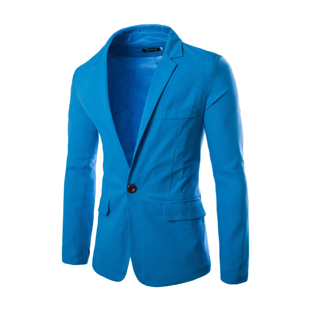 2017 Men Casual Blazers Cotton Coats Slim fit Royal Blue Brand Male Dress Suits cheap Jackets Blazers costume homme
2017 Men Casual Blazers Cotton Coats Slim fit Royal Blue Brand Male Dress Suits cheap Jackets Blazers costume homme
