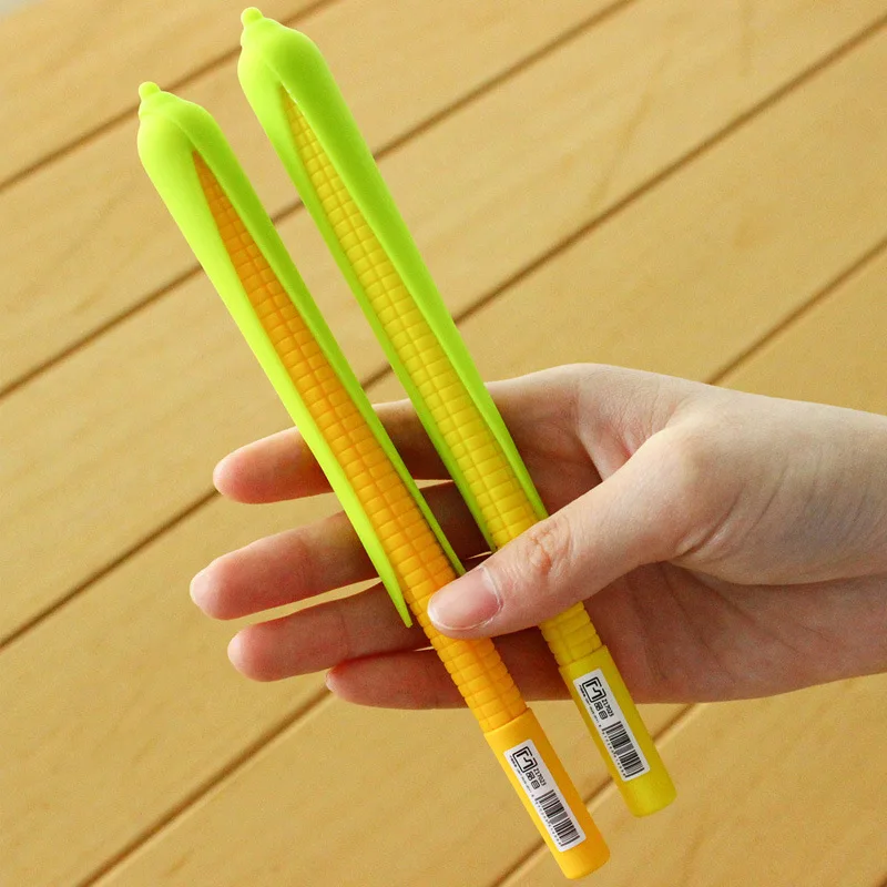 48 pcs Gel Pens Cartoon Corn shape black colored kawaii gift gel-ink pens for writing Cute stationery office school supplies
48 pcs Gel Pens Cartoon Corn shape black colored kawaii gift gel-ink pens for writing Cute stationery office school supplies