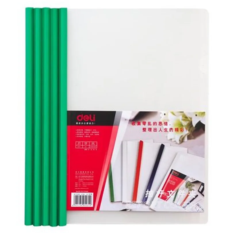 10pcs/lot Deli A4 document Folder Office Supplies stationery School supplies Folder PP Storage Documents Paper report Clip
10pcs/lot Deli A4 document Folder Office Supplies stationery School supplies Folder PP Storage Documents Paper report Clip