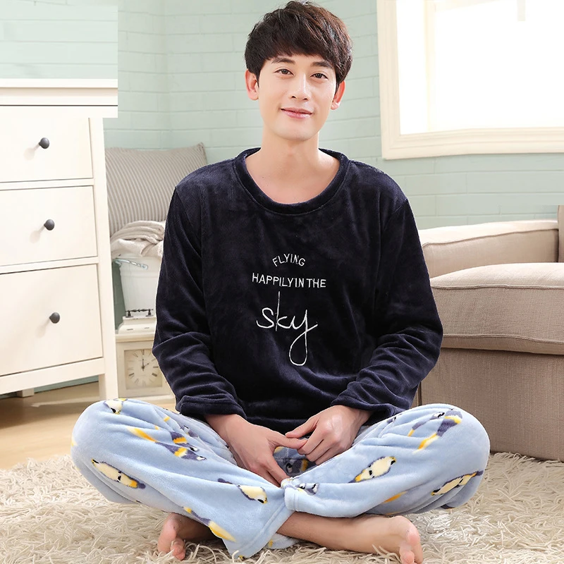 Men autumn and winter thick coral fleece pajamas men cute cartoon casual hood flannel warm fluffy men pajama sets pajama set
Men autumn and winter thick coral fleece pajamas men cute cartoon casual hood flannel warm fluffy men pajama sets pajama set