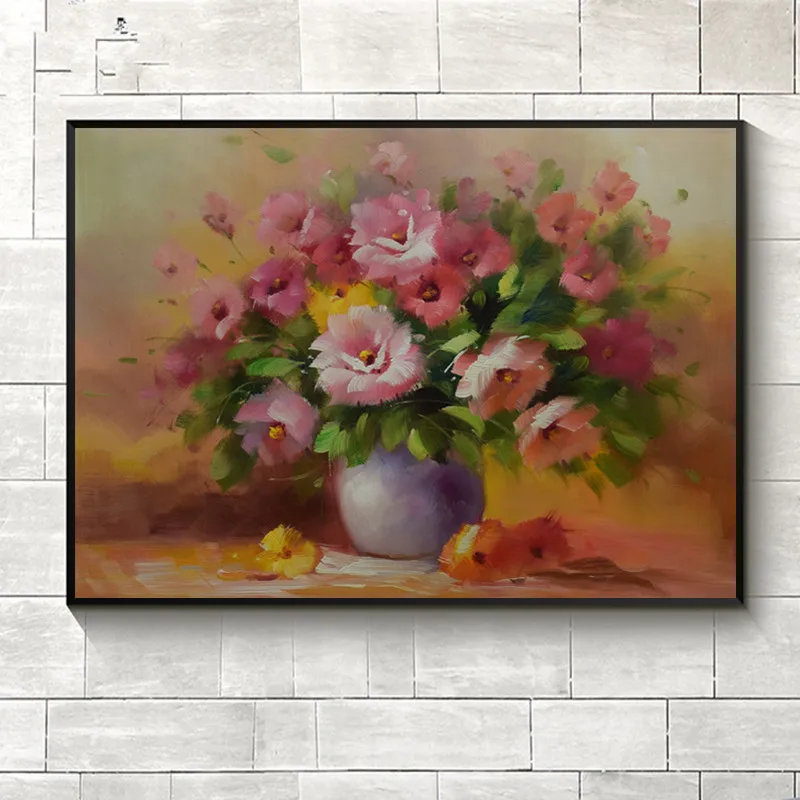Hand Painted oil Painting on Canvas Impressionist Rose flower painting wall decorative pictures for living room
Hand Painted oil Painting on Canvas Impressionist Rose flower painting wall decorative pictures for living room