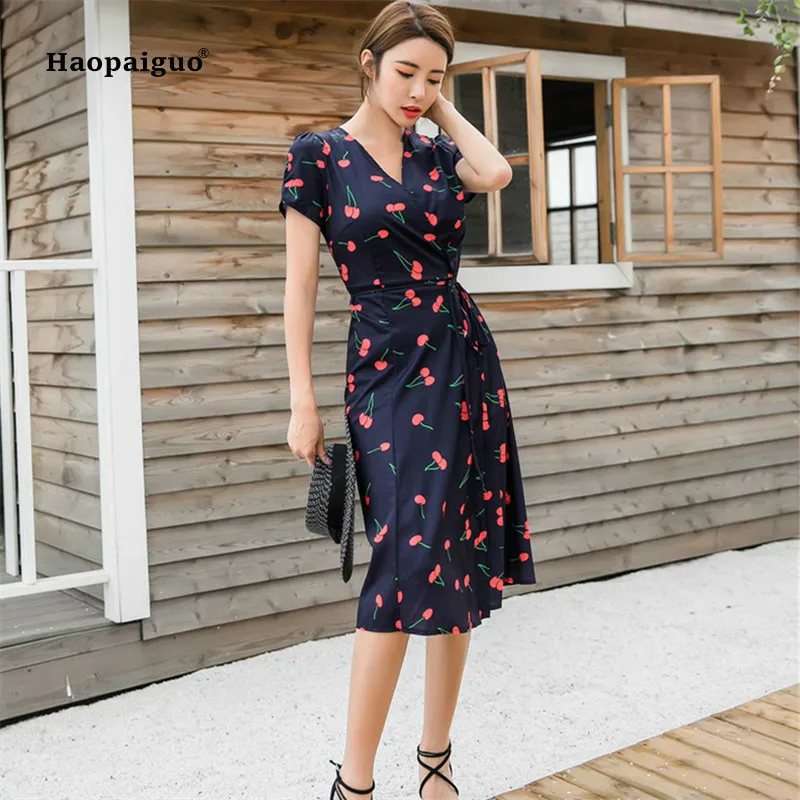 2018 Plus Size Women Asymmetrical Dress Summer Short Sleeve V-neck Knee-length Print Office Casual Dress Elegant Party Dresses
2018 Plus Size Women Asymmetrical Dress Summer Short Sleeve V-neck Knee-length Print Office Casual Dress Elegant Party Dresses