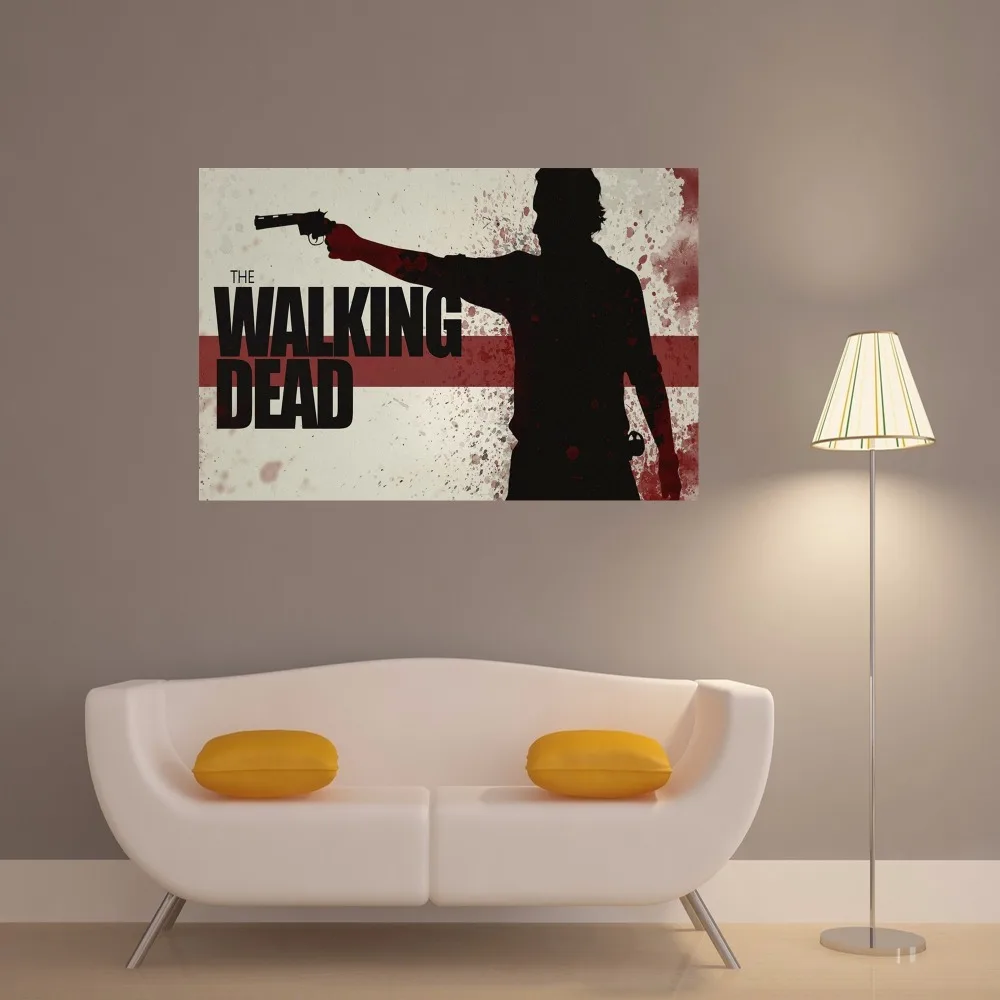 Современный плакат The Walking Dead Killer художественные настенные картины из шелковой