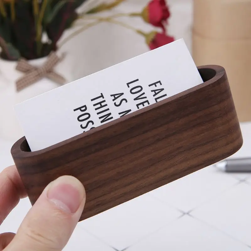 Wooden Table Business Card Display Stand Memo Holder Storage Box Organizer Walnut Beech Wood
Wooden Table Business Card Display Stand Memo Holder Storage Box Organizer Walnut Beech Wood