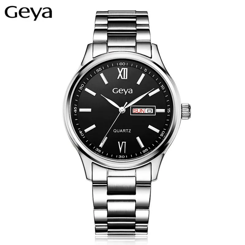 Geya Luxury Top Brand Women Quartz Watches Calendar Stainless Steel Luminous Lovers Waterproof Wristwatch Geya Men Watch
Geya Luxury Top Brand Women Quartz Watches Calendar Stainless Steel Luminous Lovers Waterproof Wristwatch Geya Men Watch