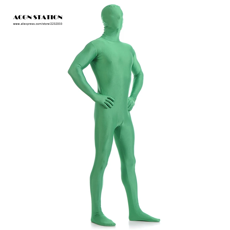 Free shipping Green Zentai Suit for Men Halloween Jumpsuit Romper customized for open eyes mouth add crotch zipper
Free shipping Green Zentai Suit for Men Halloween Jumpsuit Romper customized for open eyes mouth add crotch zipper