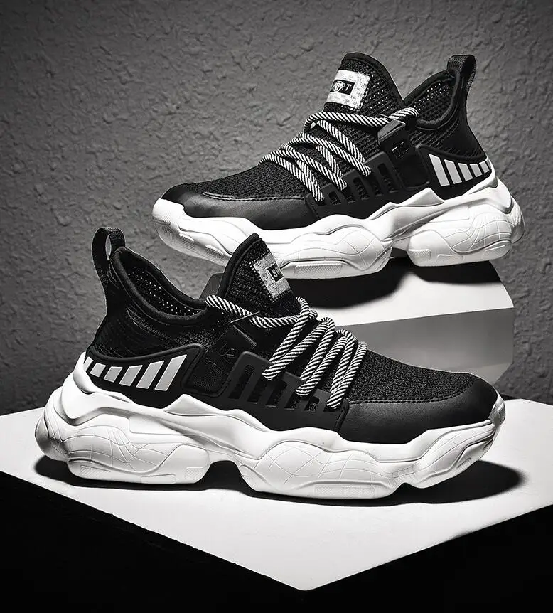 New Men's Shoes Summer Slip-proof Thick-soled Shoes Breathable Mesh Summer Sneakers Leisure Shoes Men's White Sports Shoes
New Men's Shoes Summer Slip-proof Thick-soled Shoes Breathable Mesh Summer Sneakers Leisure Shoes Men's White Sports Shoes