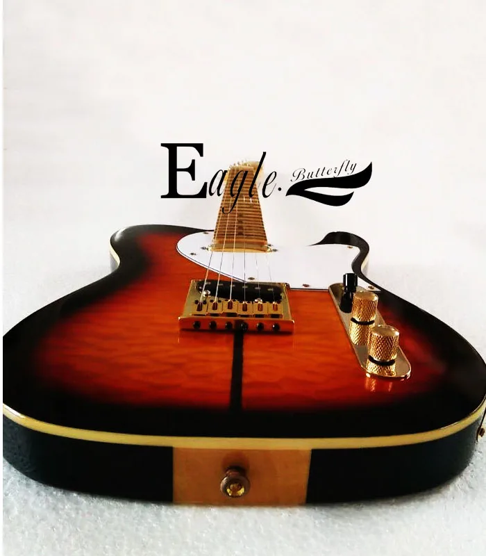 Eagle. Butterfly electric guitar, electric bass Custom Shop TELE floc Maple body veneer hand made guitar guitar
Eagle. Butterfly electric guitar, electric bass Custom Shop TELE floc Maple body veneer hand made guitar guitar