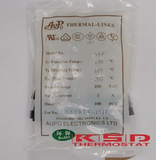 100pcs A2-5A-F 115 5A 250V degree Thermal Cutoff RH115 Thermal-Links Black Square Temperature Fuse 84/102/115/125/135/145/150
100pcs A2-5A-F 115 5A 250V degree Thermal Cutoff RH115 Thermal-Links Black Square Temperature Fuse 84/102/115/125/135/145/150