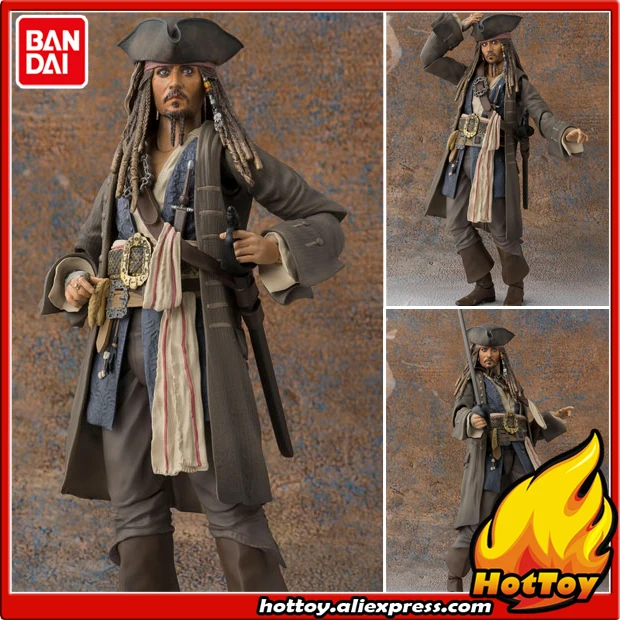 100% оригинальная экшн фигурка бандаи тамаши натиска S. H. Figuts SHF Captain Jack|action figure|pirates of