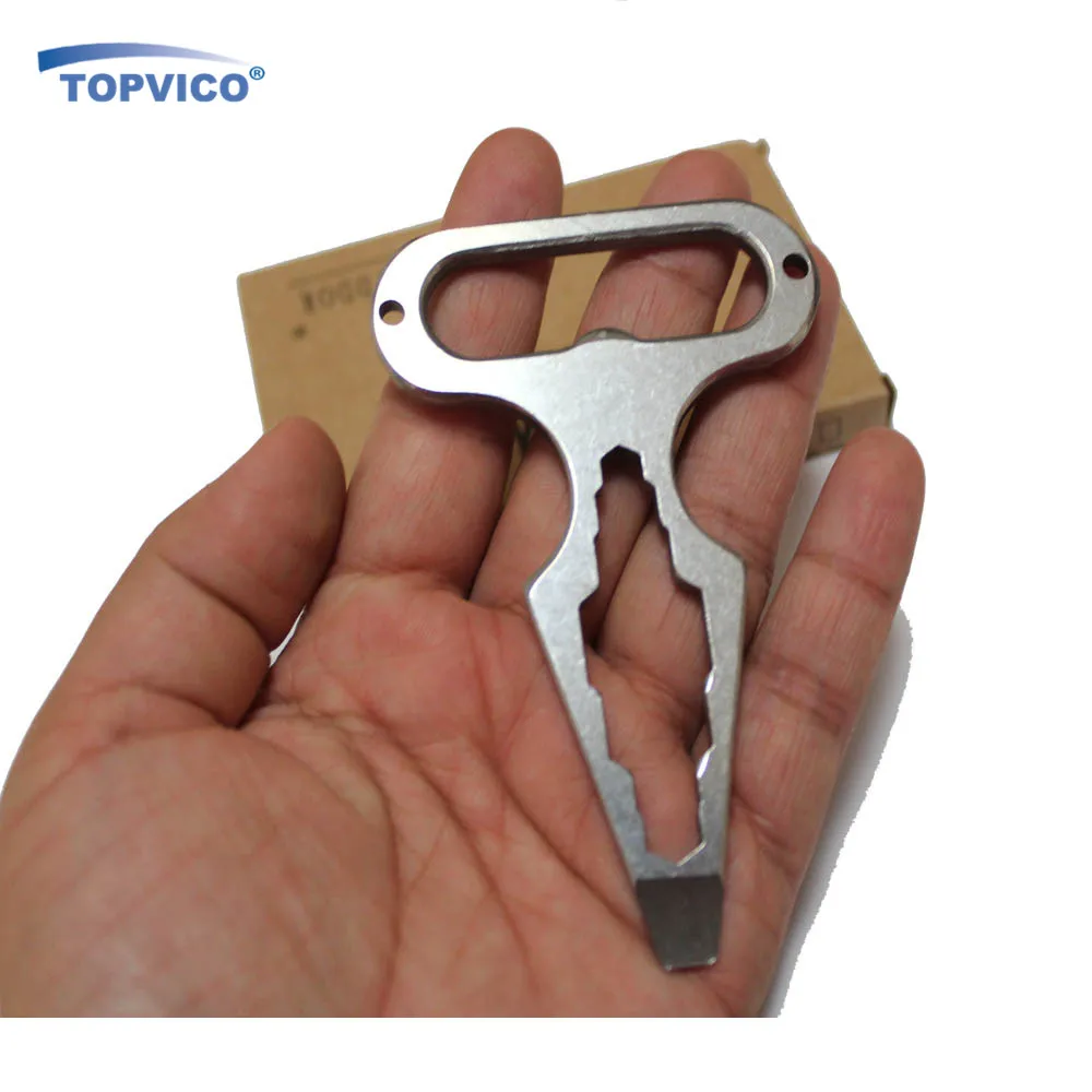 Topvico 5 шт./упак. брелок для самообороны средства защиты Нержавеющая сталь