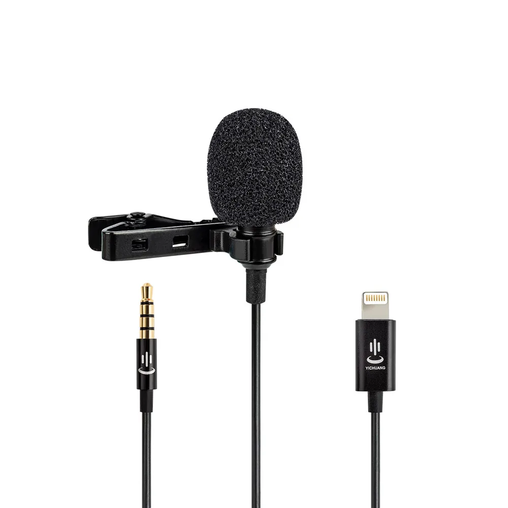 YC-LM10 1.5m Microphone Audio Video MIC Recording Lavalier Studio Microfone for Canon Nikon Sony Camera phone iphone X 8
YC-LM10 1.5m Microphone Audio Video MIC Recording Lavalier Studio Microfone for Canon Nikon Sony Camera phone iphone X 8