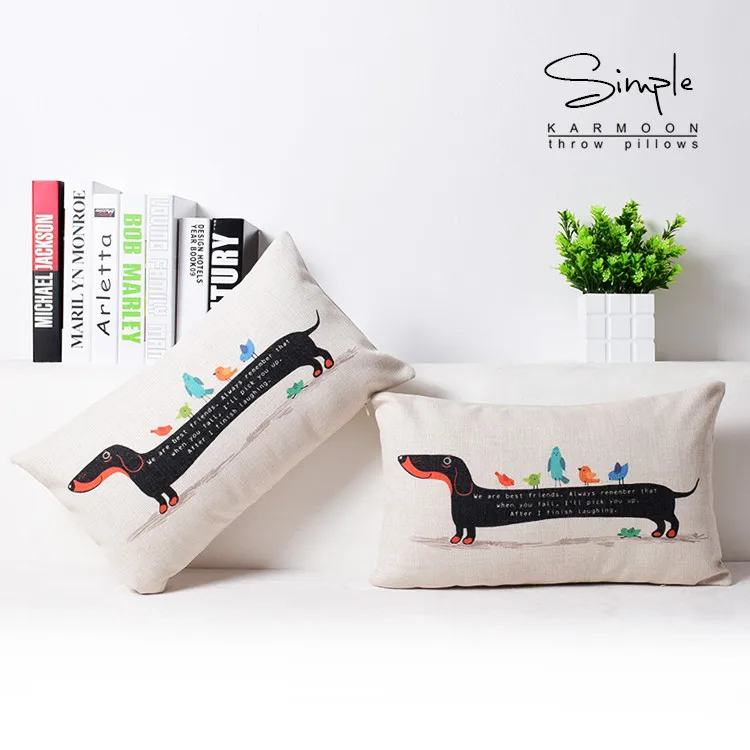 Dog Dachdshund Cushion Cover Linen Animal Throw Pillow Case Dogs Decorative Puppy Sofa Lumbar Cushions Covers Gift 30x50
Dog Dachdshund Cushion Cover Linen Animal Throw Pillow Case Dogs Decorative Puppy Sofa Lumbar Cushions Covers Gift 30x50