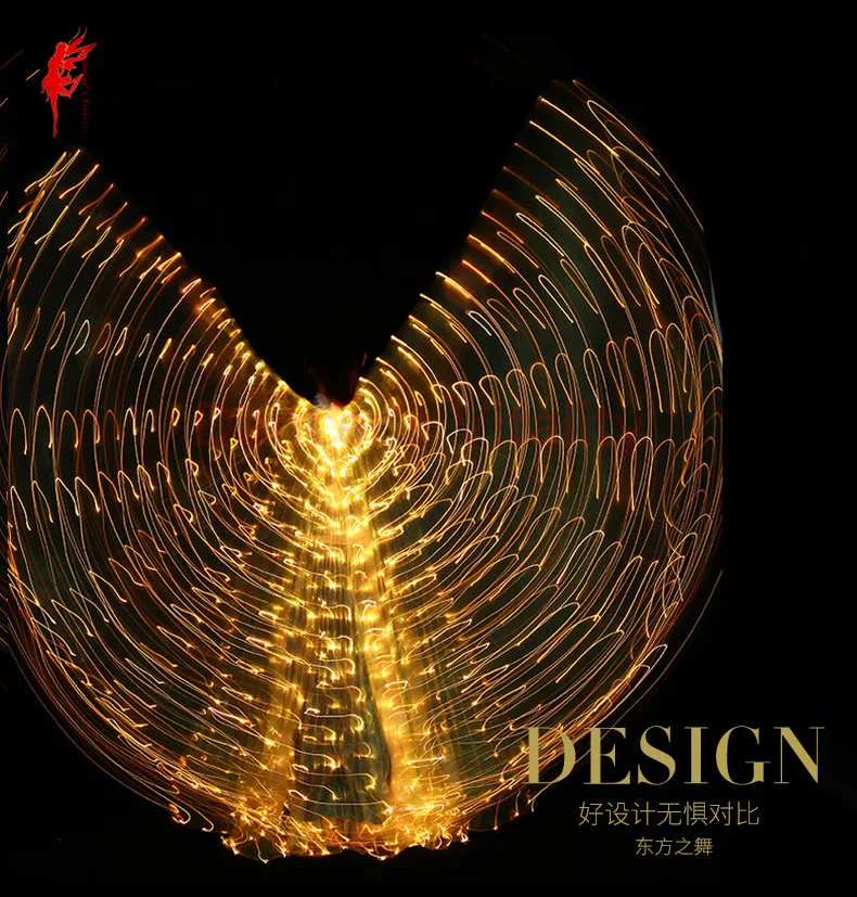 NEW arrival belly dance props women belly dance 360 LED Shining wings girls wings angle of opening dancer props wings
NEW arrival belly dance props women belly dance 360 LED Shining wings girls wings angle of opening dancer props wings