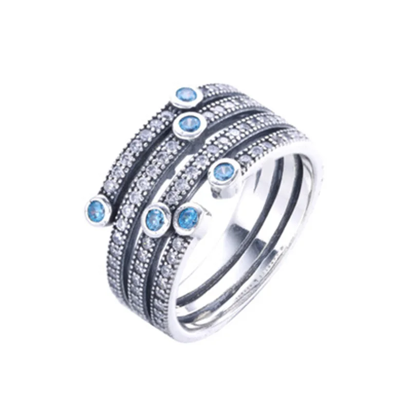 Popular European Famous Brand New Collection Blue&white Stone 925 Genuine Silver Ring
Popular European Famous Brand New Collection Blue&white Stone 925 Genuine Silver Ring