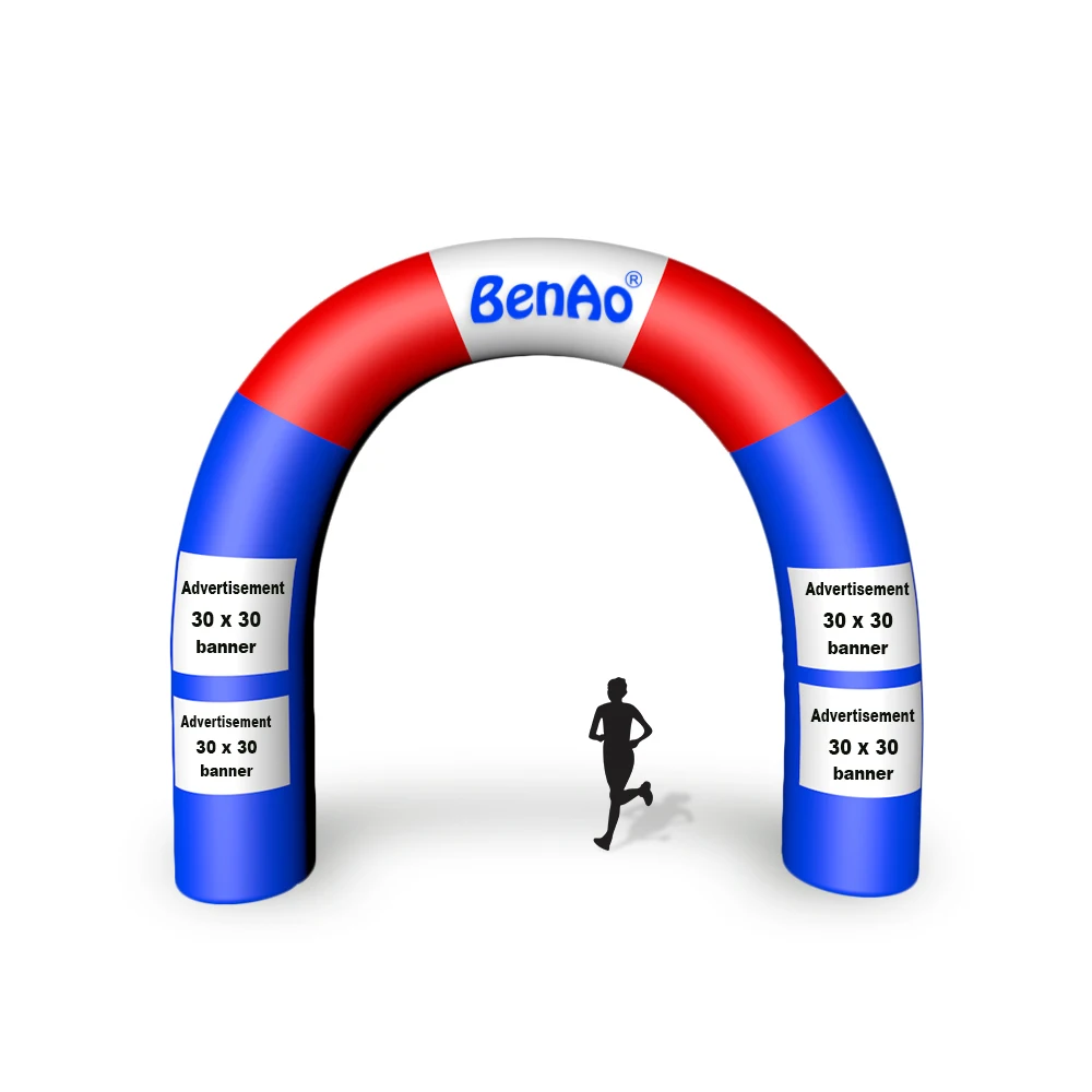 Benao AA061 6m /20ft Inflatable Running Arch with custom LOGO print,standard inflatable arch, end line/Start line for tournament
Benao AA061 6m /20ft Inflatable Running Arch with custom LOGO print,standard inflatable arch, end line/Start line for tournament