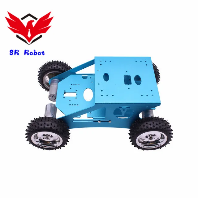 Aluminum alloy 4WD intelligent car robot chassis DIY frame motorDiy Wheeled Robotic Car Chassis
Aluminum alloy 4WD intelligent car robot chassis DIY frame motorDiy Wheeled Robotic Car Chassis