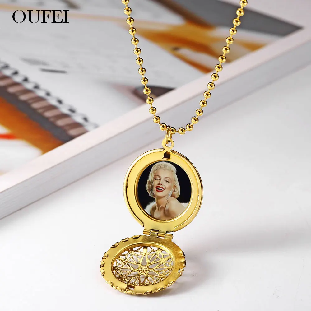 OUFEI stainless steel woman photo frame customizable necklace fashion necklace jewelry accessories gift women's clothing
OUFEI stainless steel woman photo frame customizable necklace fashion necklace jewelry accessories gift women's clothing