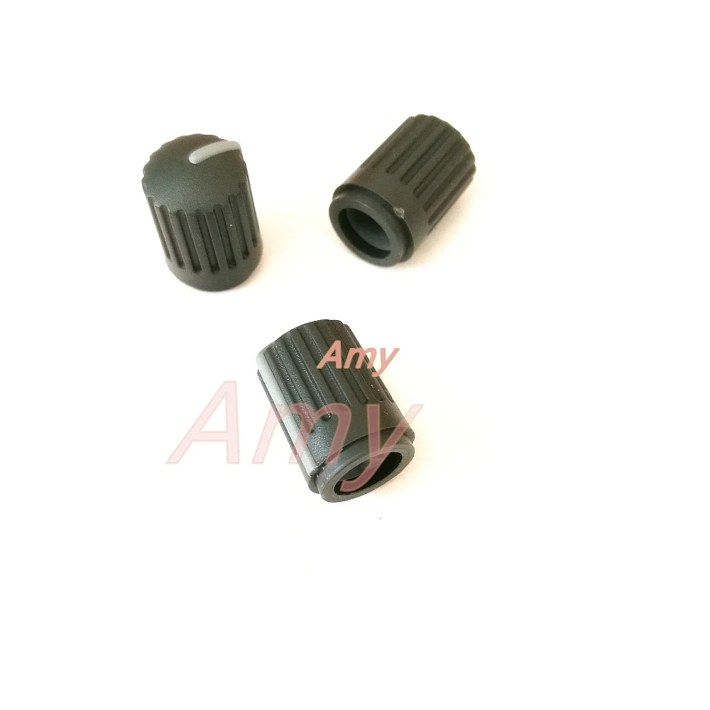 100pcs/lot Plastic potentiometer matching knob 10*14MM tangent gray with indication 6MM half inner hole
100pcs/lot Plastic potentiometer matching knob 10*14MM tangent gray with indication 6MM half inner hole
