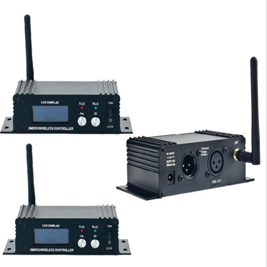 Mini 2.4G Wireless Dmx 512 Controller Transmitter Receiver Lcd Display Repeater Disco Light Led Par Light Stage Lighting Effect
Mini 2.4G Wireless Dmx 512 Controller Transmitter Receiver Lcd Display Repeater Disco Light Led Par Light Stage Lighting Effect