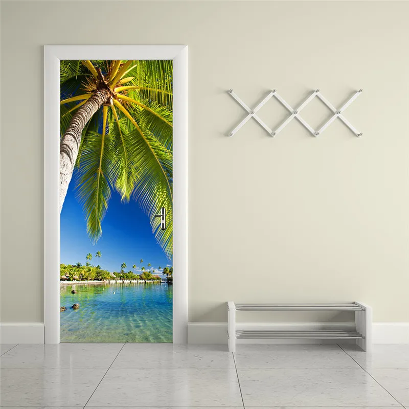Coconut Tree Sea Beach Door Stickers Decorative Stickers Door Fashion Style Door Stickers Scenery
Coconut Tree Sea Beach Door Stickers Decorative Stickers Door Fashion Style Door Stickers Scenery