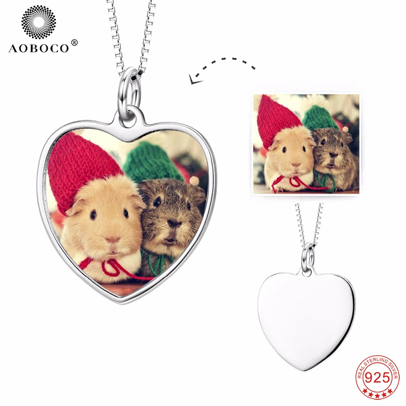 Custom Name & Photo Necklace, 100% Fine 925 Sterling Silver Fashion Love Heart Pendants Necklaces Personalized Jewelry GNX14623
Custom Name & Photo Necklace, 100% Fine 925 Sterling Silver Fashion Love Heart Pendants Necklaces Personalized Jewelry GNX14623