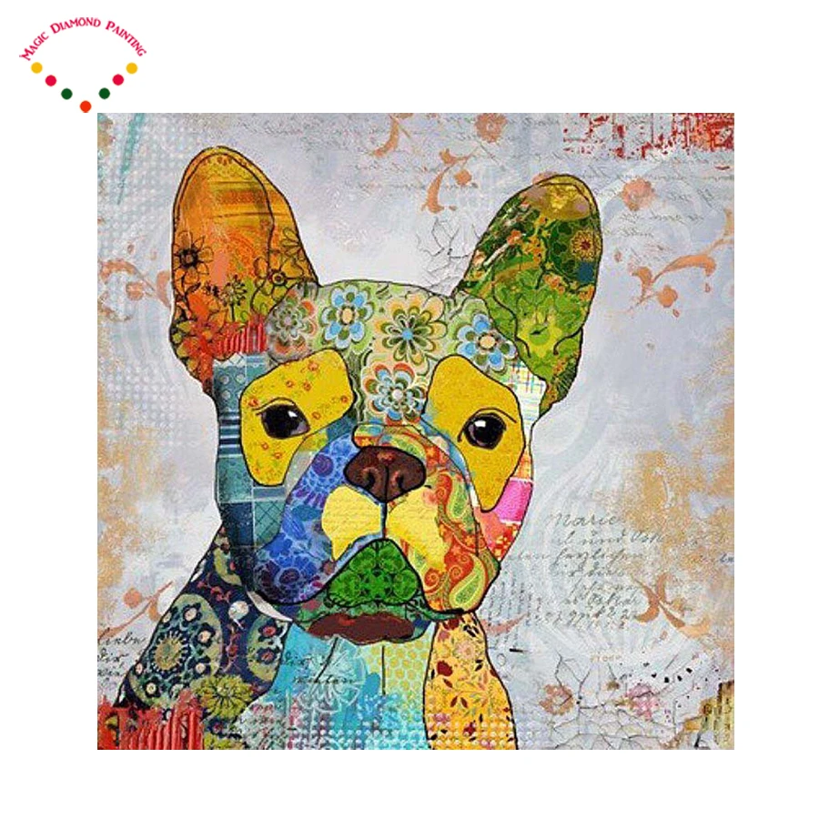 Diamond embroidery Animal Color Dog 5D full drill cross stitch crystal diamond sets unfinish decorative diy diamond painting
Diamond embroidery Animal Color Dog 5D full drill cross stitch crystal diamond sets unfinish decorative diy diamond painting