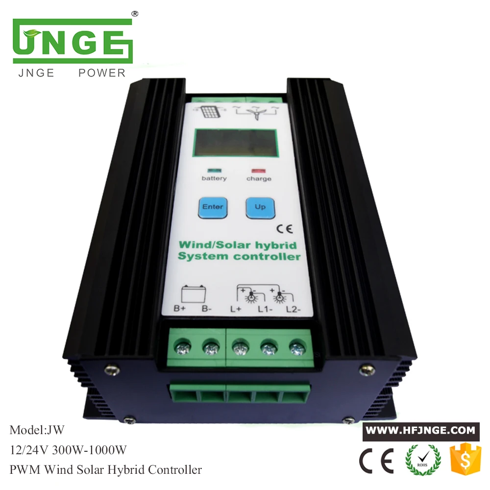 JNGE Power Free Shipping by UPS 300w-1200w Wind Solar Hybird Controller 12/24v auto Intelligent Hybrid Charge Controller
JNGE Power Free Shipping by UPS 300w-1200w Wind Solar Hybird Controller 12/24v auto Intelligent Hybrid Charge Controller