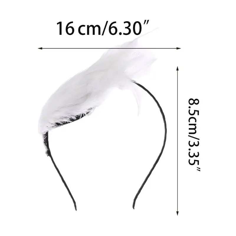 Ladies Girls Ballet Dance Performance Fascinators Hat Swan Fluffy Feather Metal Headband Glitter Rhinestone Masquerade Hair Hoop
Ladies Girls Ballet Dance Performance Fascinators Hat Swan Fluffy Feather Metal Headband Glitter Rhinestone Masquerade Hair Hoop