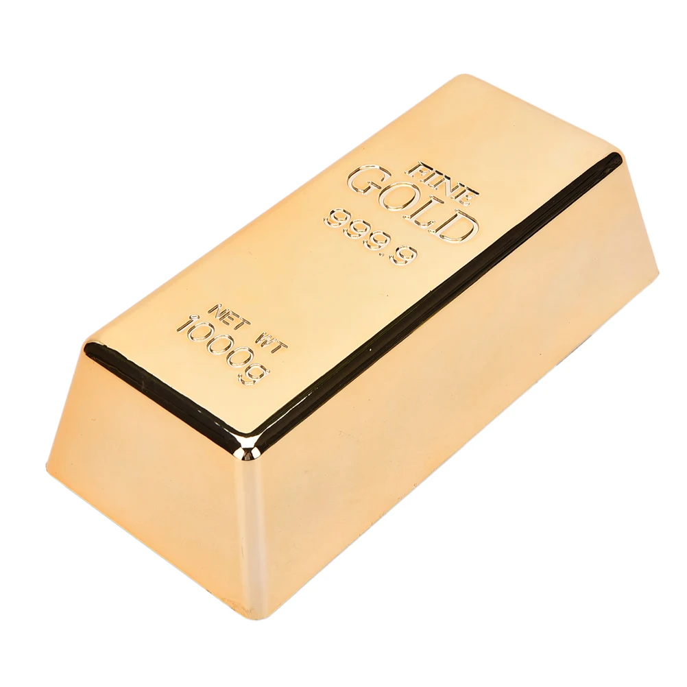 1Pcs New Artificial Decorative Replica Gold Bar Doorstop Creative Bullion Home Door Gate Stopper
1Pcs New Artificial Decorative Replica Gold Bar Doorstop Creative Bullion Home Door Gate Stopper