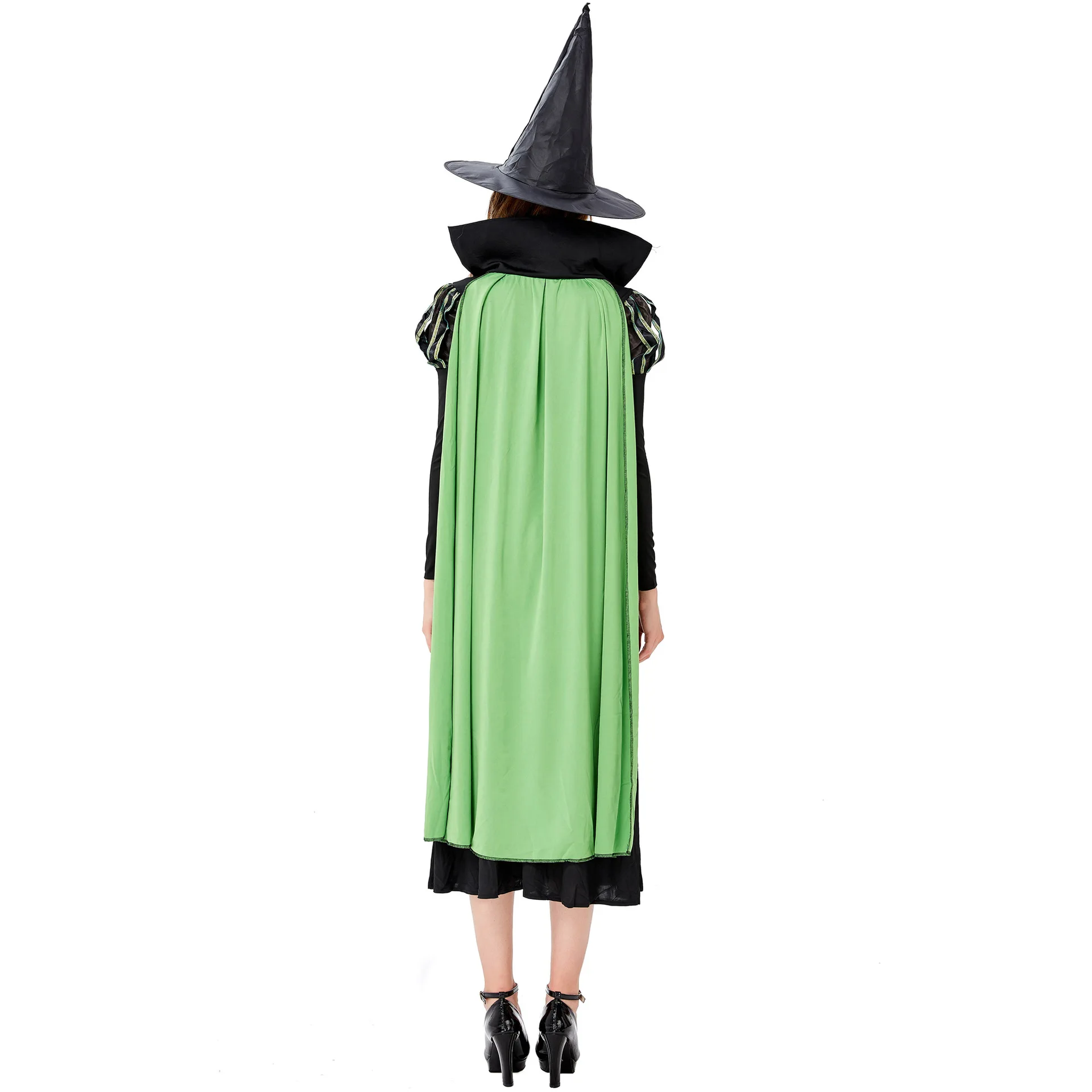 Halloween Dress for Women witch with hat and cloak Fancy Black Dress Up Witch Cosplay Costumes
Halloween Dress for Women witch with hat and cloak Fancy Black Dress Up Witch Cosplay Costumes