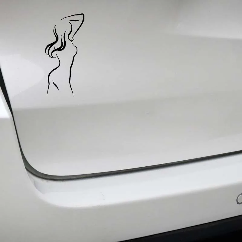 YJZT 5.4*13CM Sexy Girl Figure Adavanced Design Good Quality Black/Silver Vinyl Decal Fantastic Style Car Sticker C20-0462
YJZT 5.4*13CM Sexy Girl Figure Adavanced Design Good Quality Black/Silver Vinyl Decal Fantastic Style Car Sticker C20-0462