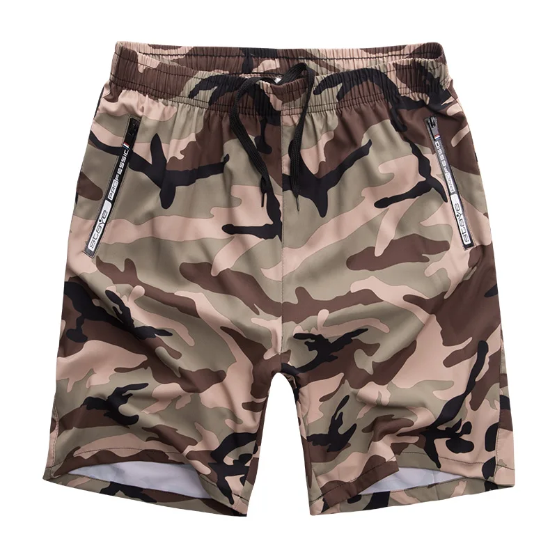 Мужские повседневные шорты YIHUAHOO пляжные камуфляжные бермуды в стиле панк с
