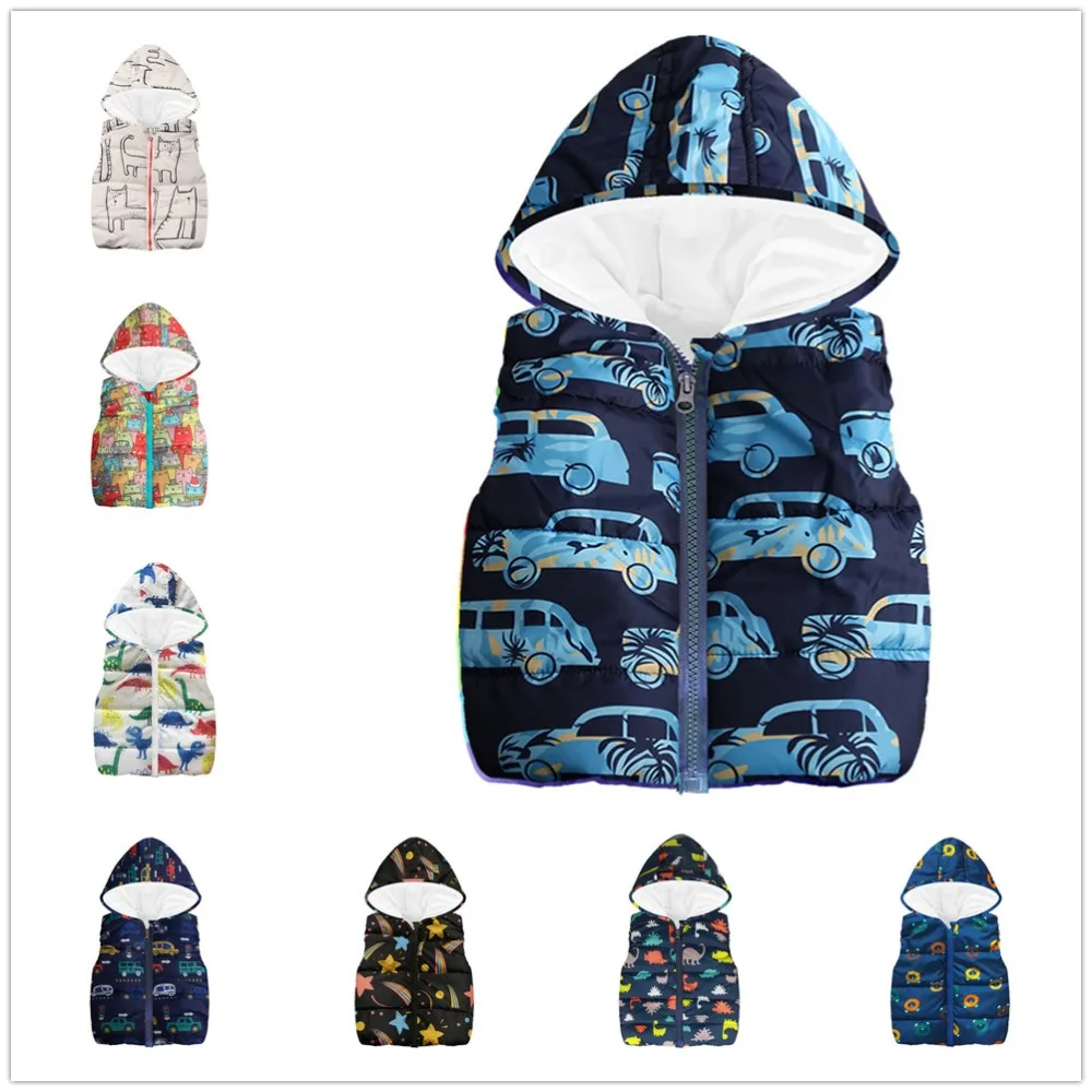 Cars Fleece Baby Boys Vests Children Waistcoat Clothes Kids Sleeveless Jacket Coat Boy Tank Top Hoodies Outfit Dinosaur Overcoat
Cars Fleece Baby Boys Vests Children Waistcoat Clothes Kids Sleeveless Jacket Coat Boy Tank Top Hoodies Outfit Dinosaur Overcoat
