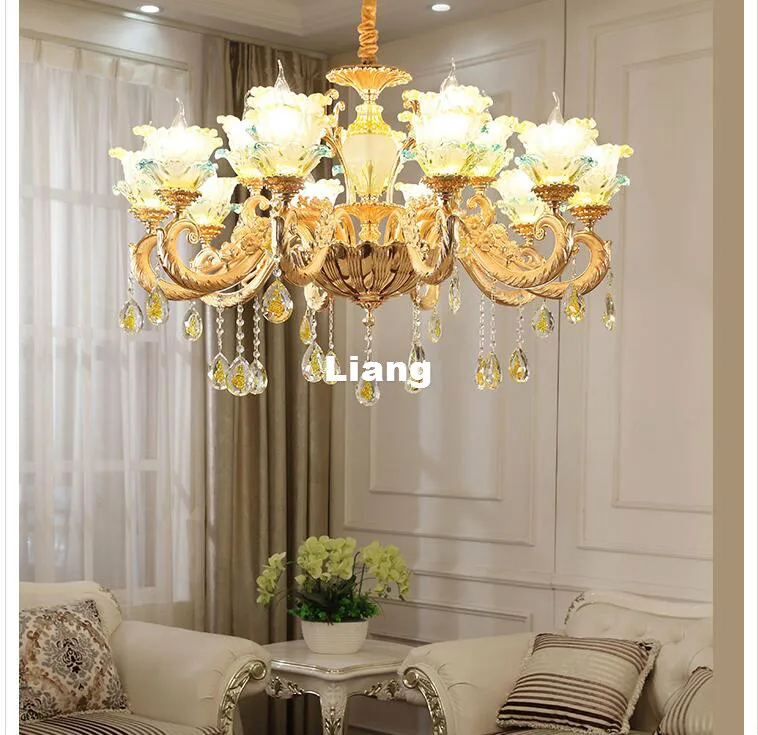 European Zinc Alloy Simulated Crystal LED Crystal Chandeliers Modern Lighting Fixture With AC 6L/8L/10L Sizes For Home Lighting
European Zinc Alloy Simulated Crystal LED Crystal Chandeliers Modern Lighting Fixture With AC 6L/8L/10L Sizes For Home Lighting