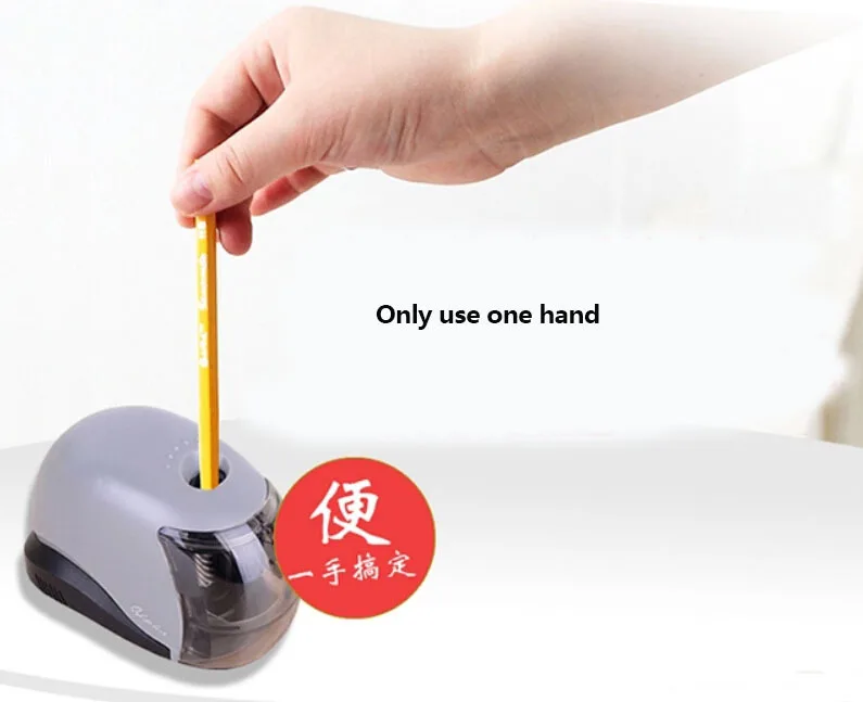 High quality two mode Battery + USB electronic pencil sharpener, automatic USB pencil sharpener for children school stationary
High quality two mode Battery + USB electronic pencil sharpener, automatic USB pencil sharpener for children school stationary