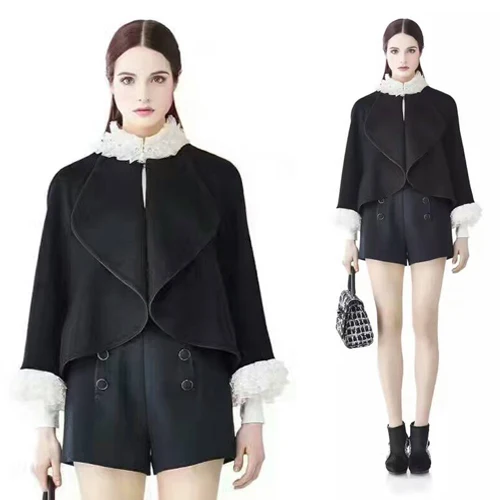 diamonds wave collar coat female,wool jacket female autumn,amazing women winter coats,lace wave cut sleeve jaqueta feminina
diamonds wave collar coat female,wool jacket female autumn,amazing women winter coats,lace wave cut sleeve jaqueta feminina