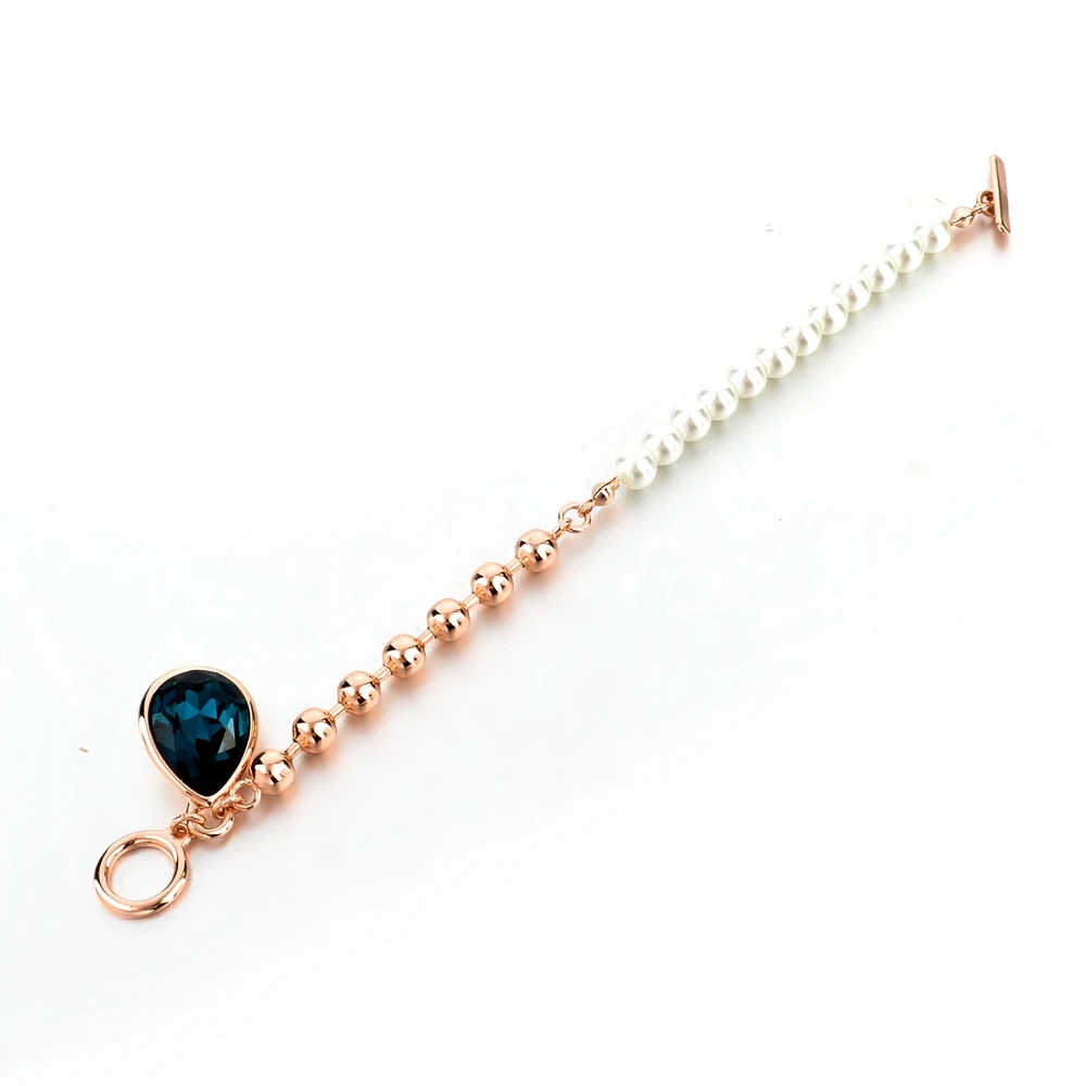 Athina Summer Friendship Gold Color Beads Charm Bracelet Imitation Pearl Bracelets With Blue Stones Bracelet Bijoux Sbr160114
Athina Summer Friendship Gold Color Beads Charm Bracelet Imitation Pearl Bracelets With Blue Stones Bracelet Bijoux Sbr160114