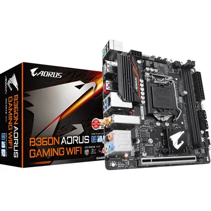 Игровой мини-разъем ITX для Gigabyte игровой Wi-Fi оригинальная материнская плата B360